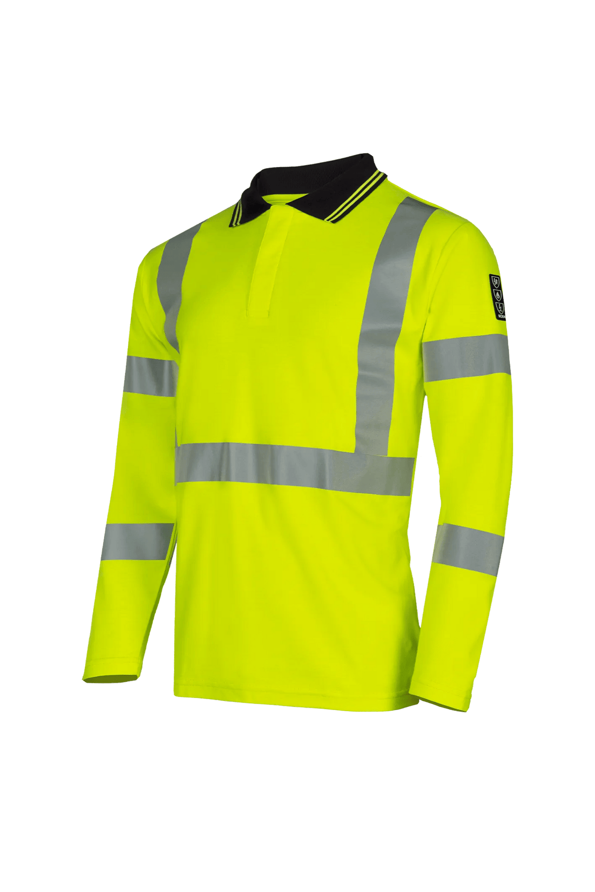 Sioen PRO Elgin in High-vis yellow, side view