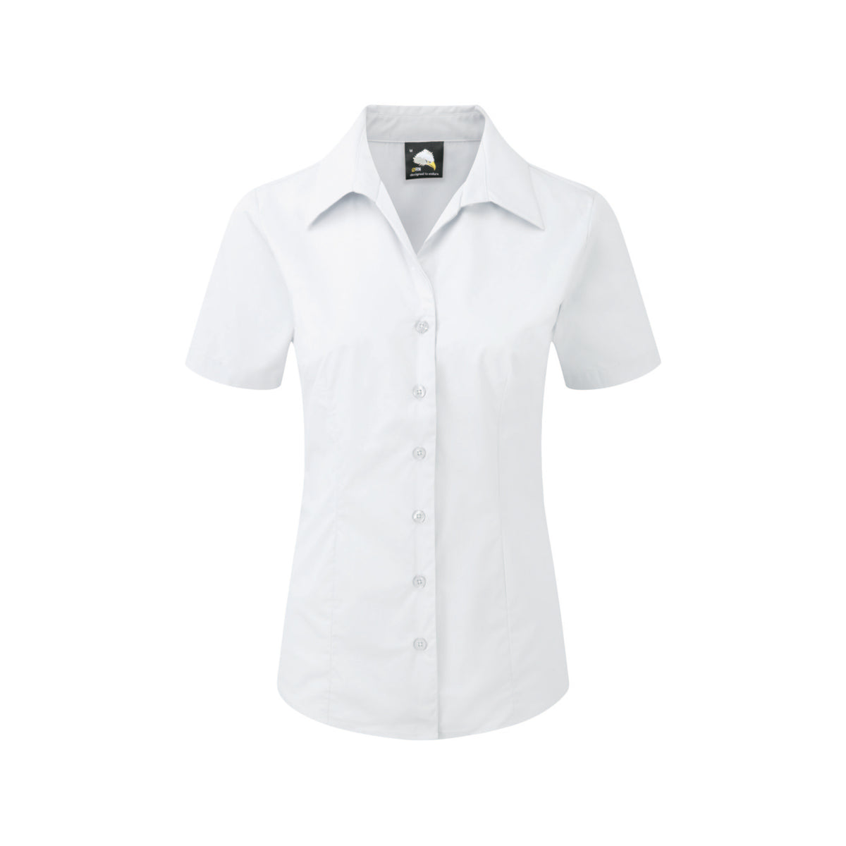 ØRN Edinburgh Premium S/S Blouse – White – front