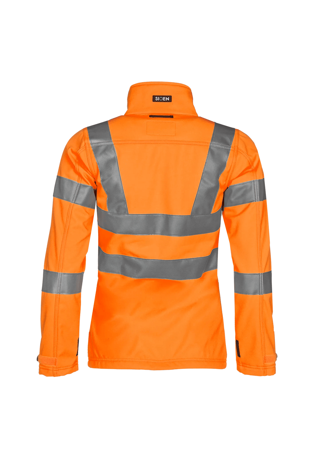 Sioen Jerica in High-vis orange, back view