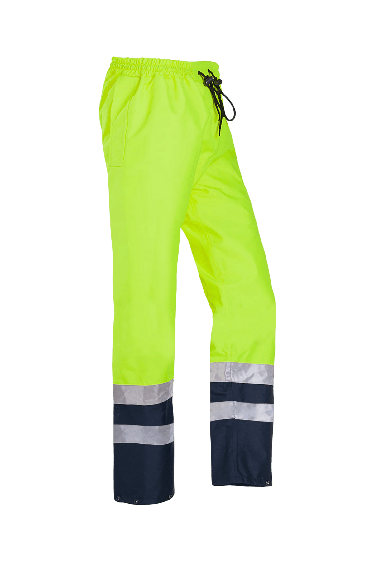 Sioen Tarviso in High-vis yellow/Navy blue, side view