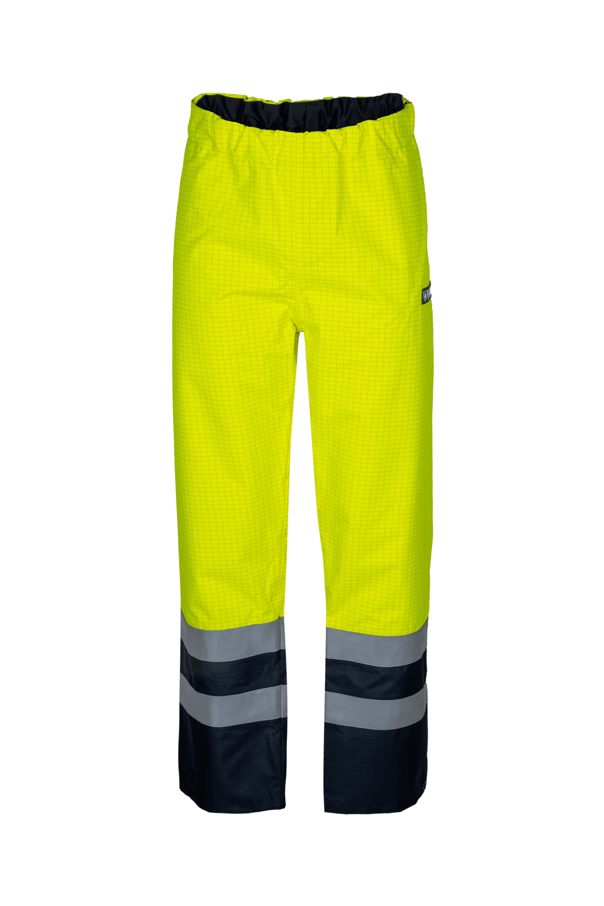 Sioen PRO Tielson in High-vis yellow/Navy blue, front view