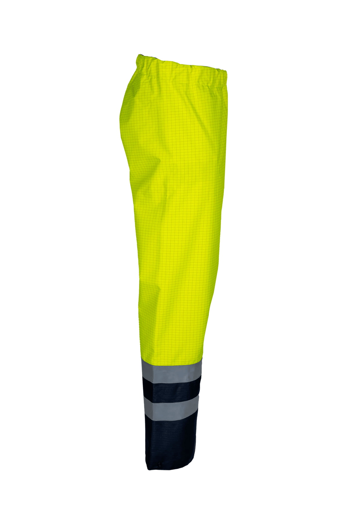 Sioen PRO Tielson in High-vis yellow/Navy blue, side view