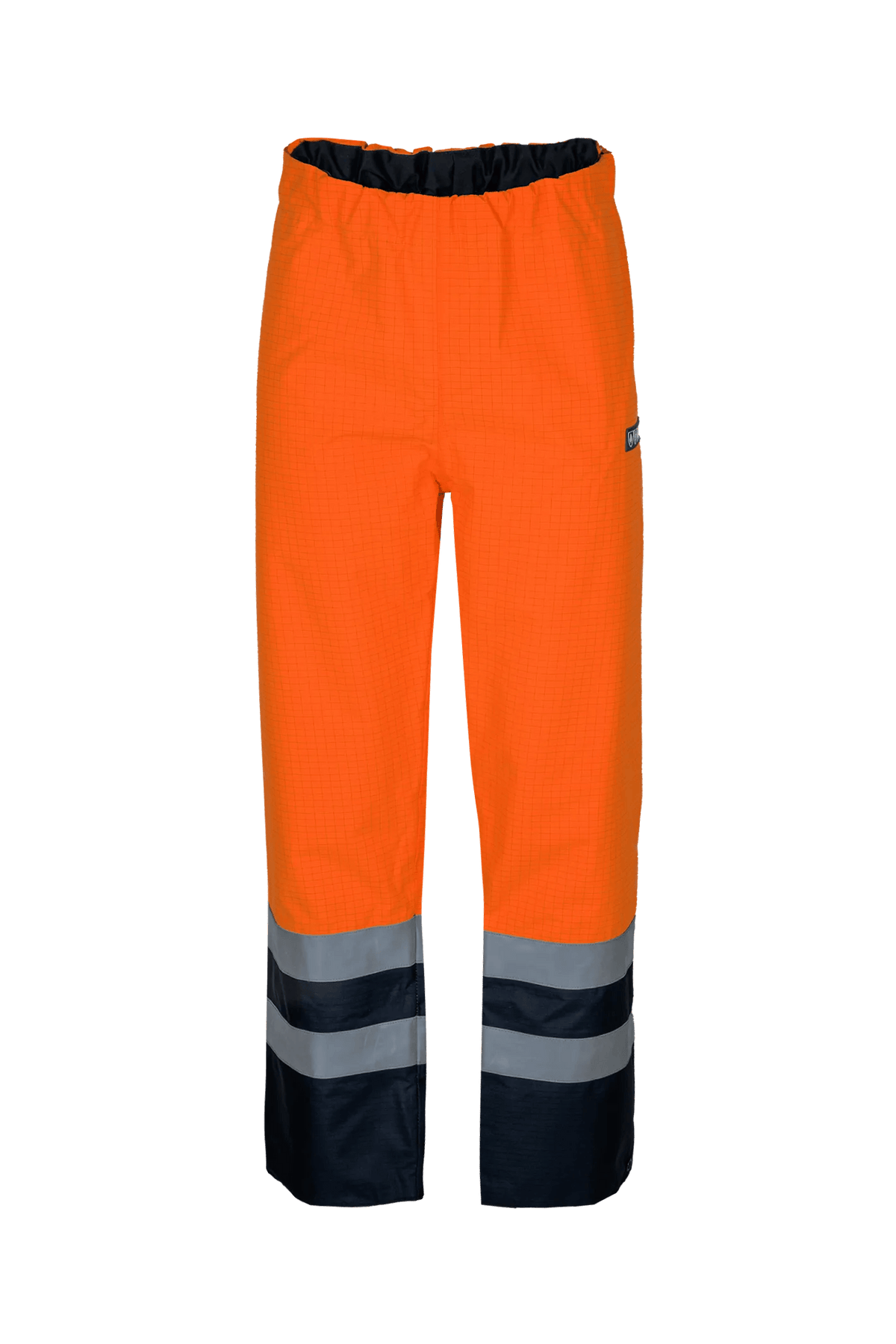 Sioen PRO Tielson in High-vis orange/Navy blue, front view