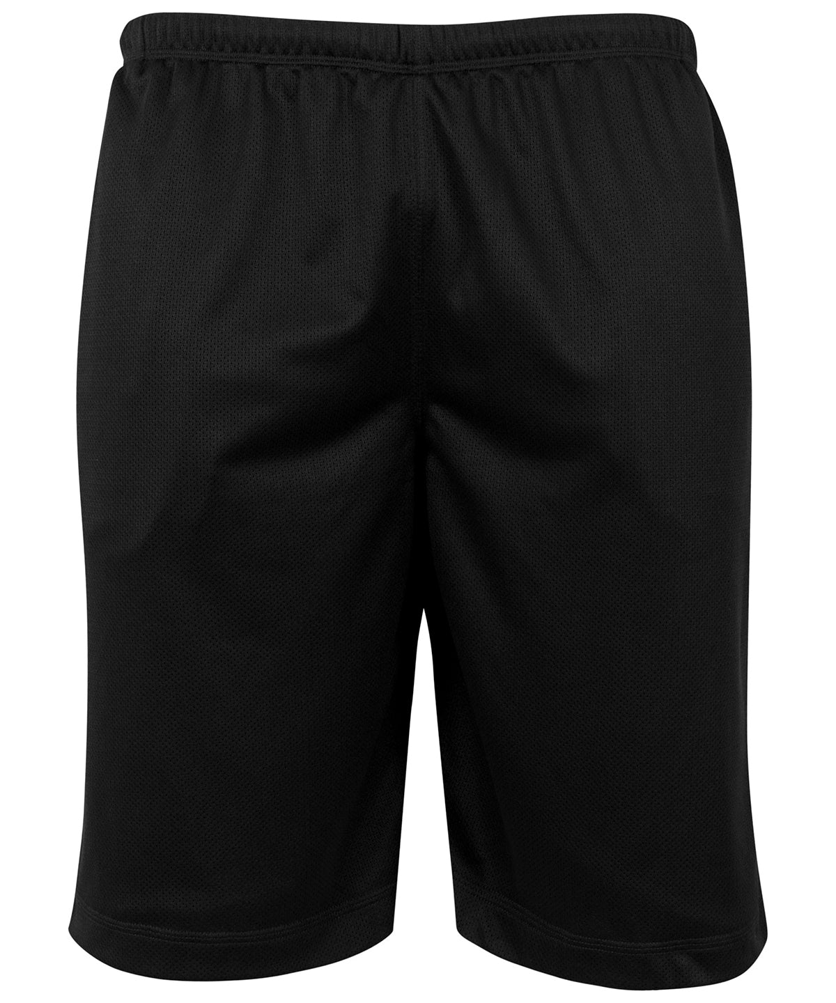 Build Your Brand Mesh shorts in Black, image 2