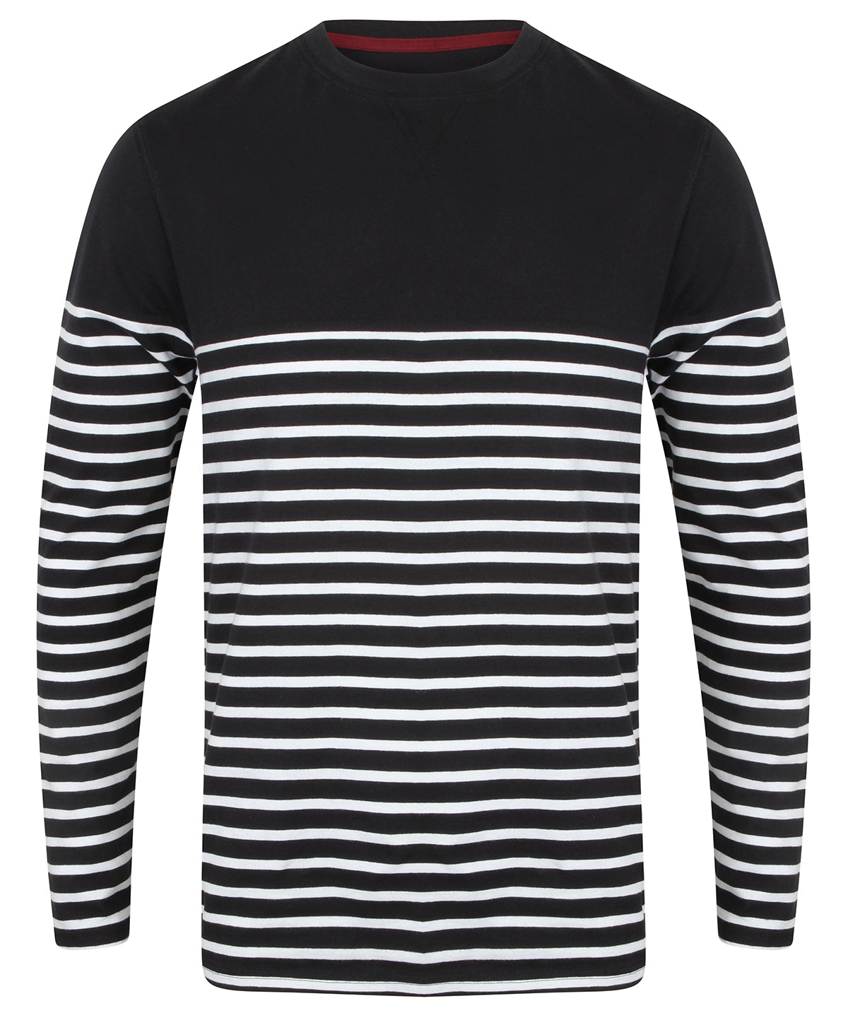 Front Row Long sleeve Breton striped T, image 2