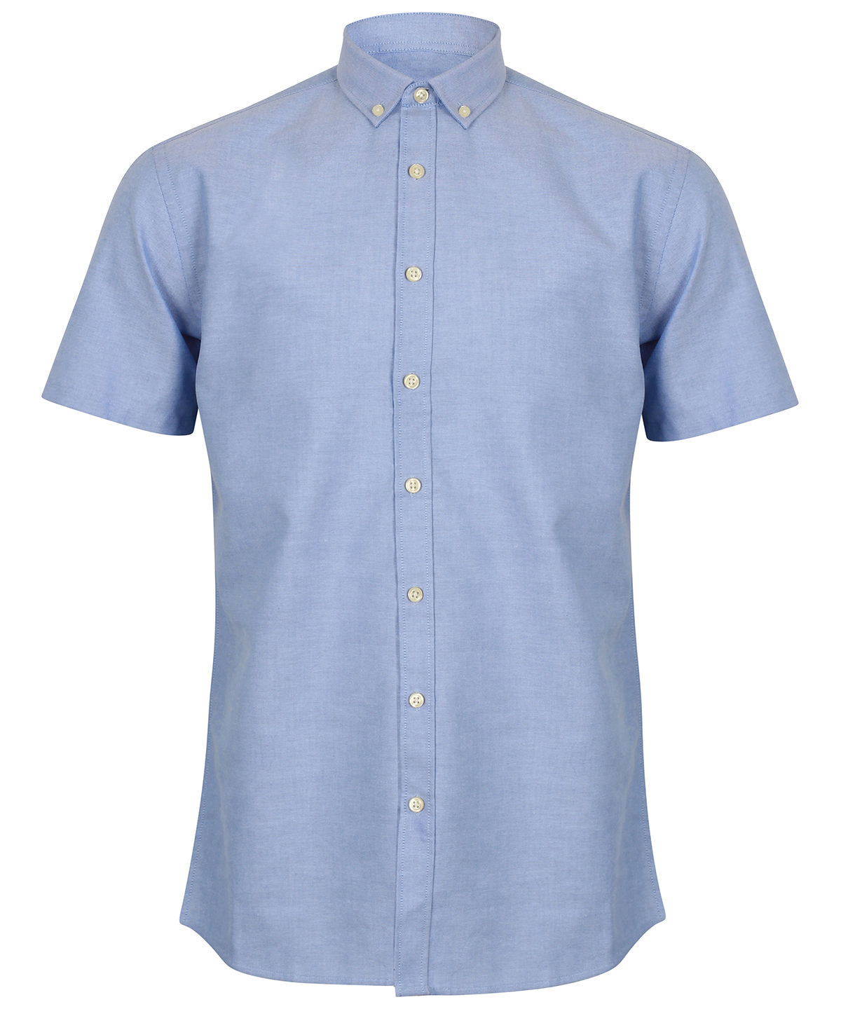 Henbury Modern short sleeve Oxford shirt, image 3