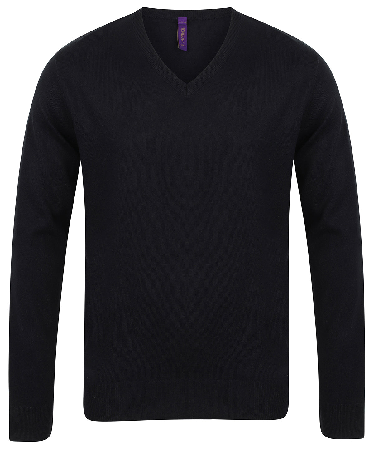 Henbury 12 gauge v-neck jumper, image 3