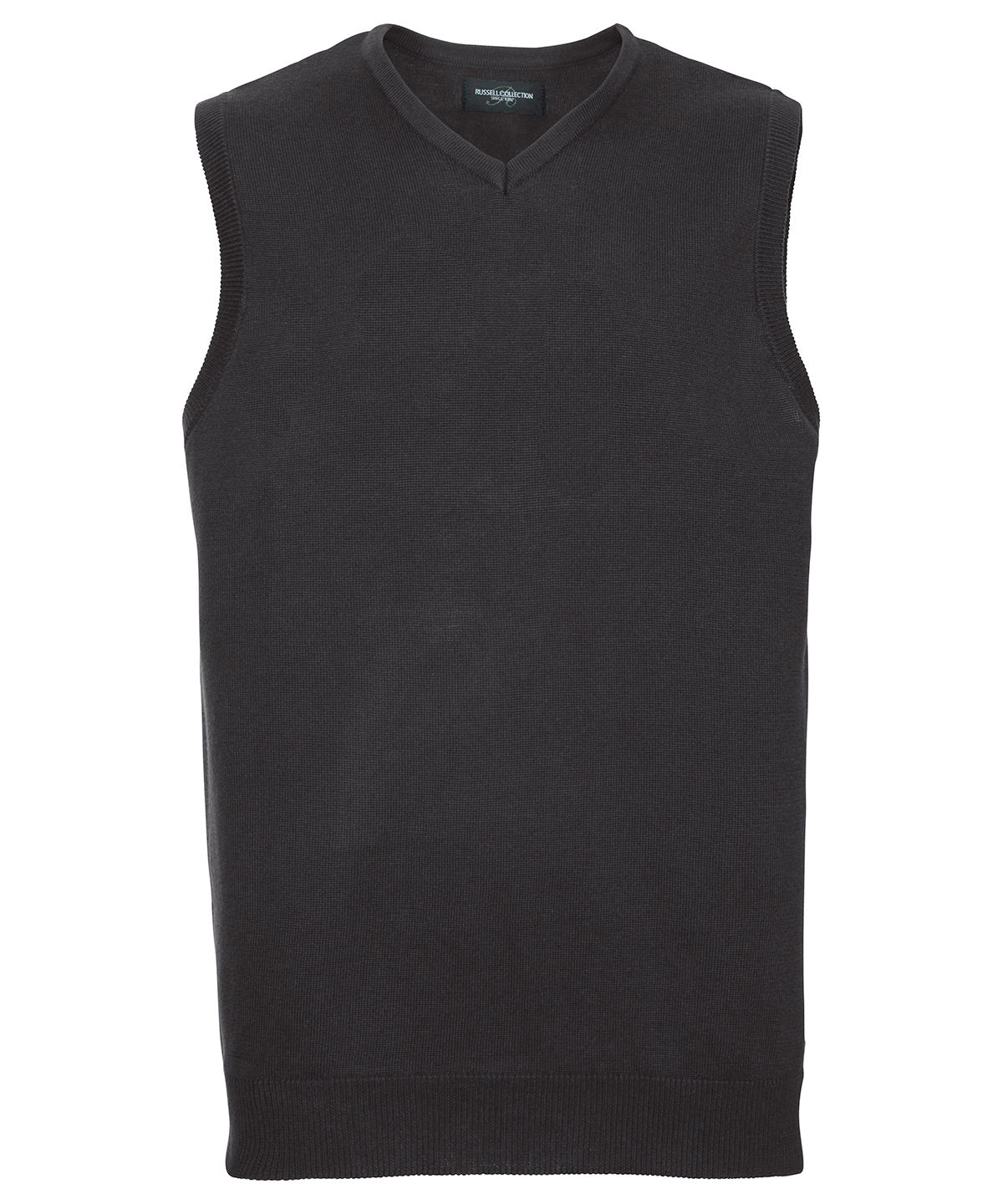 Russell Athletic Collection V-neck sleeveless knitted sweater, image 2