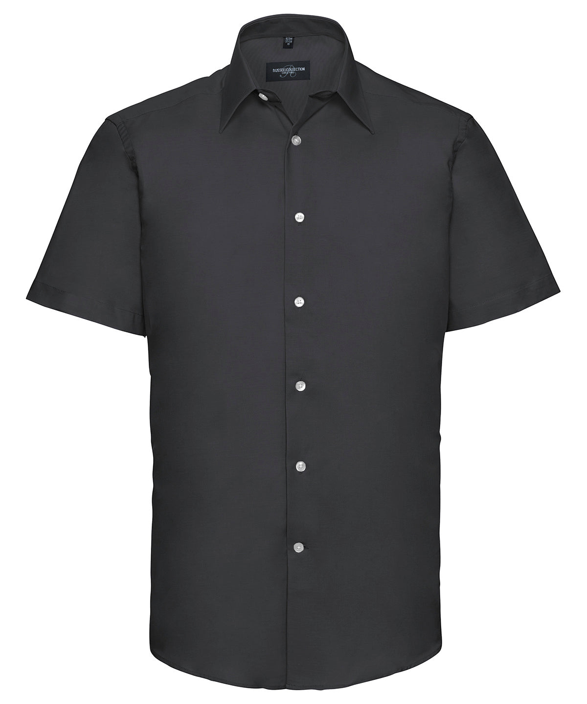 Russell Athletic Collection Short sleeve easycare tailored Oxford shirt, image 2