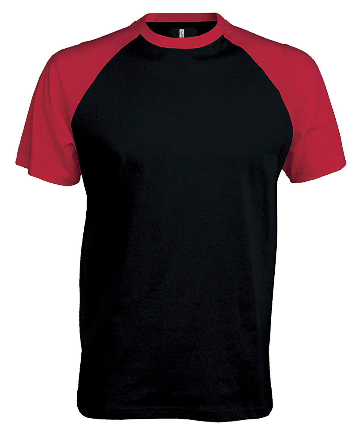 Kariban Baseball Short-sleeved two-tone T-shirt, main product image