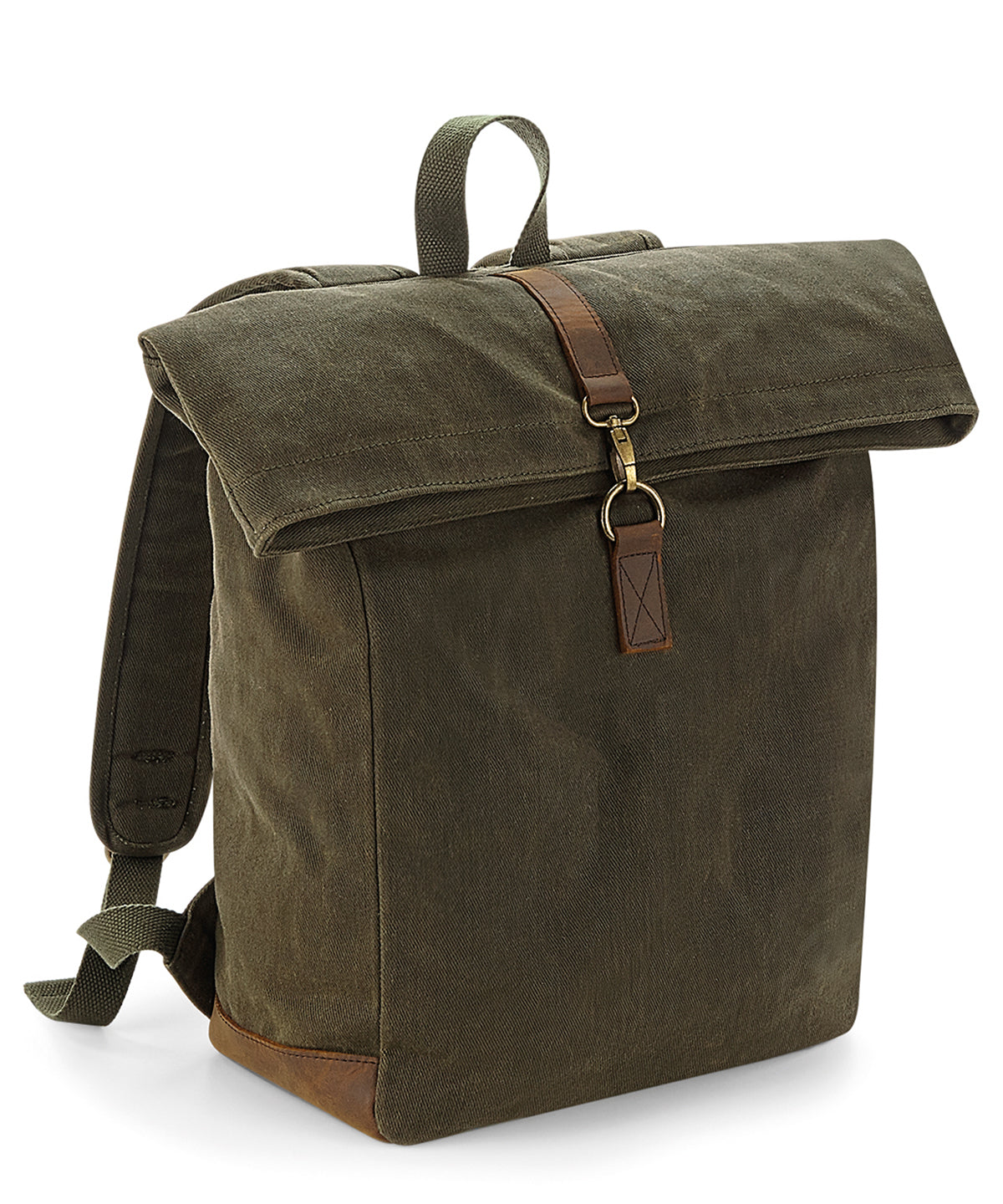 Quadra Heritage waxed canvas backpack, image 4