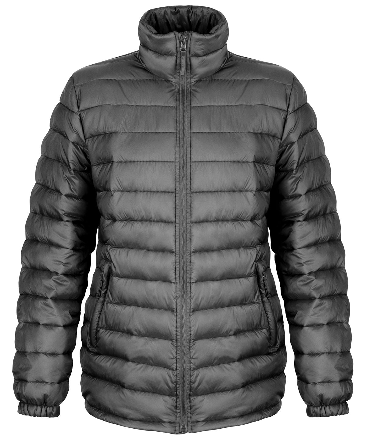 Result Urban Outdoor Women's ice bird padded jacket in Black, front view
