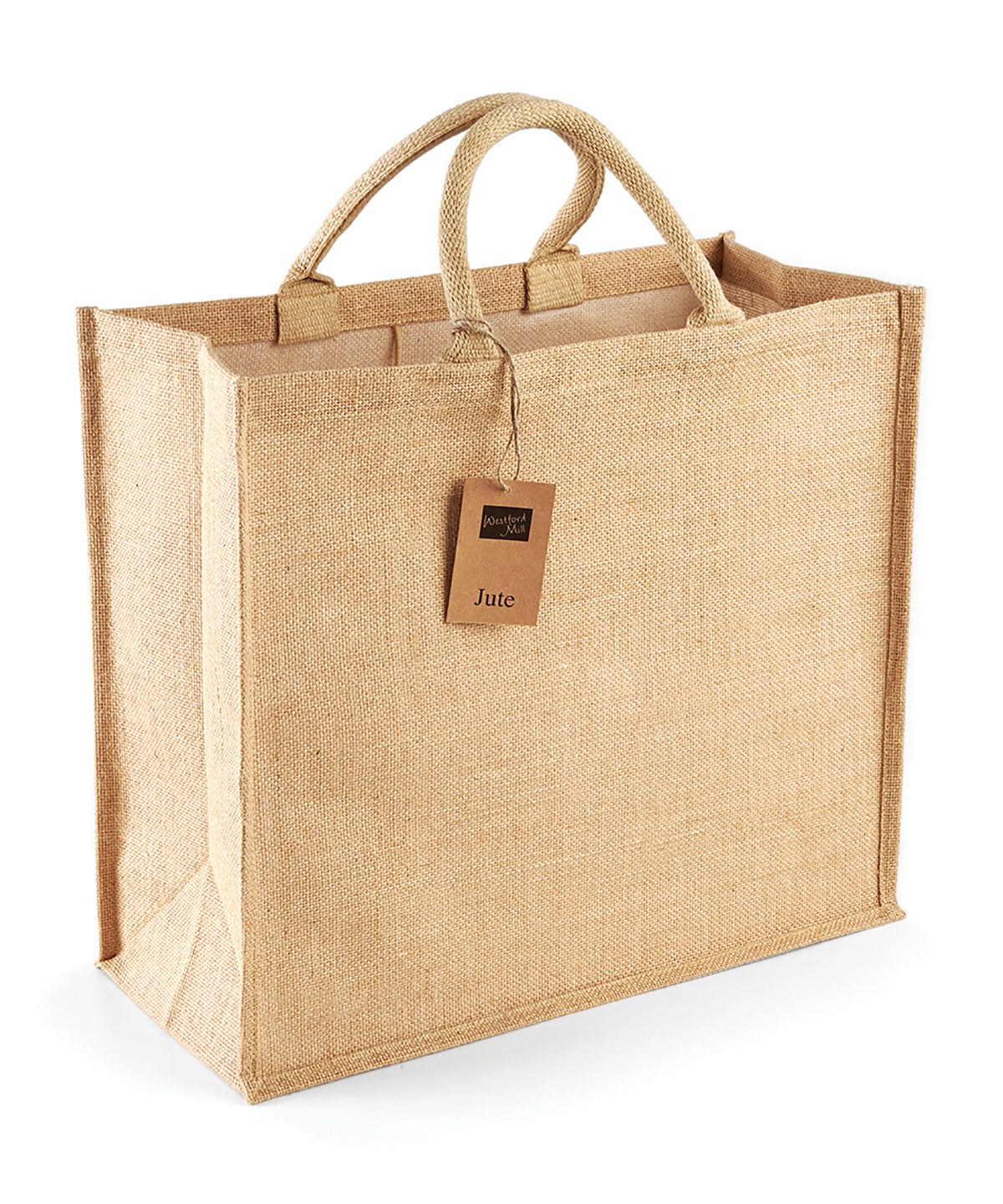 Westford Mill Jute jumbo shopper in Natural, image 2