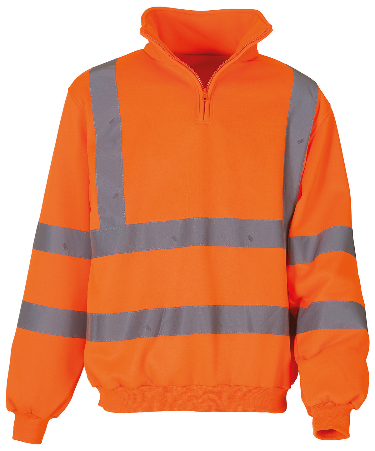 Yoko Hi-vis ¼ zip sweatshirt, image 2