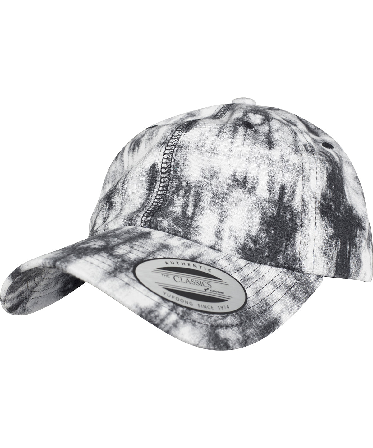 Flexfit by Yupoong Low-profile tie-dye cap in Grey, image 2