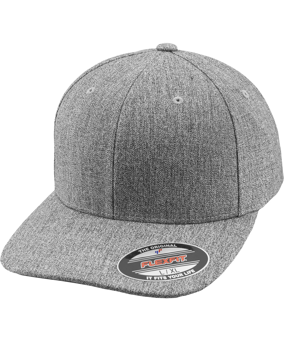 Flexfit by Yupoong Plain span Flexfit in Heather Grey, image 2