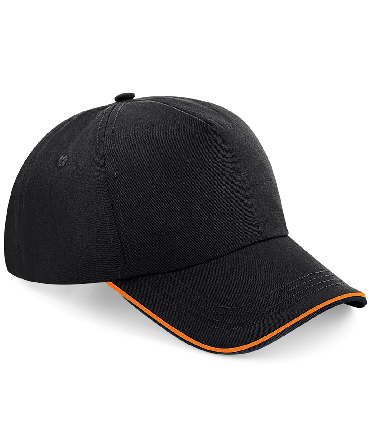 Beechfield Authentic 5-panel cap - piped peak, image 2