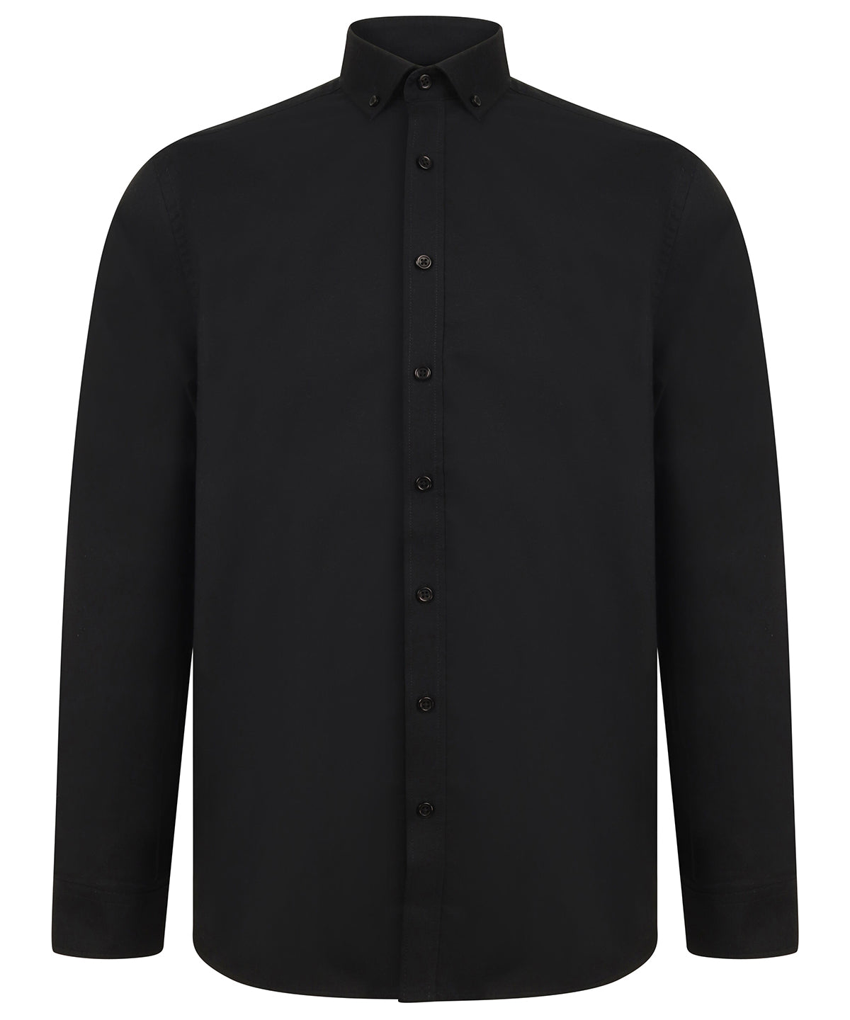 Henbury Modern long sleeve Oxford shirt, image 2