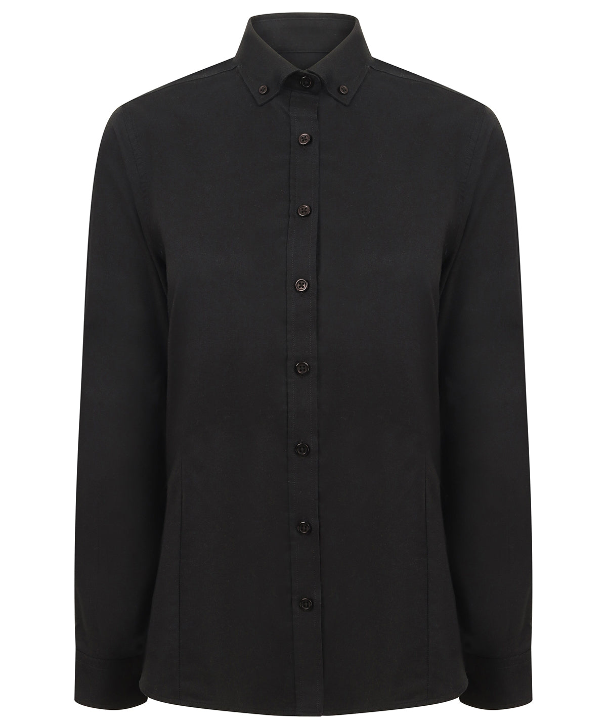 Henbury Women's modern long sleeve Oxford shirt, main product image