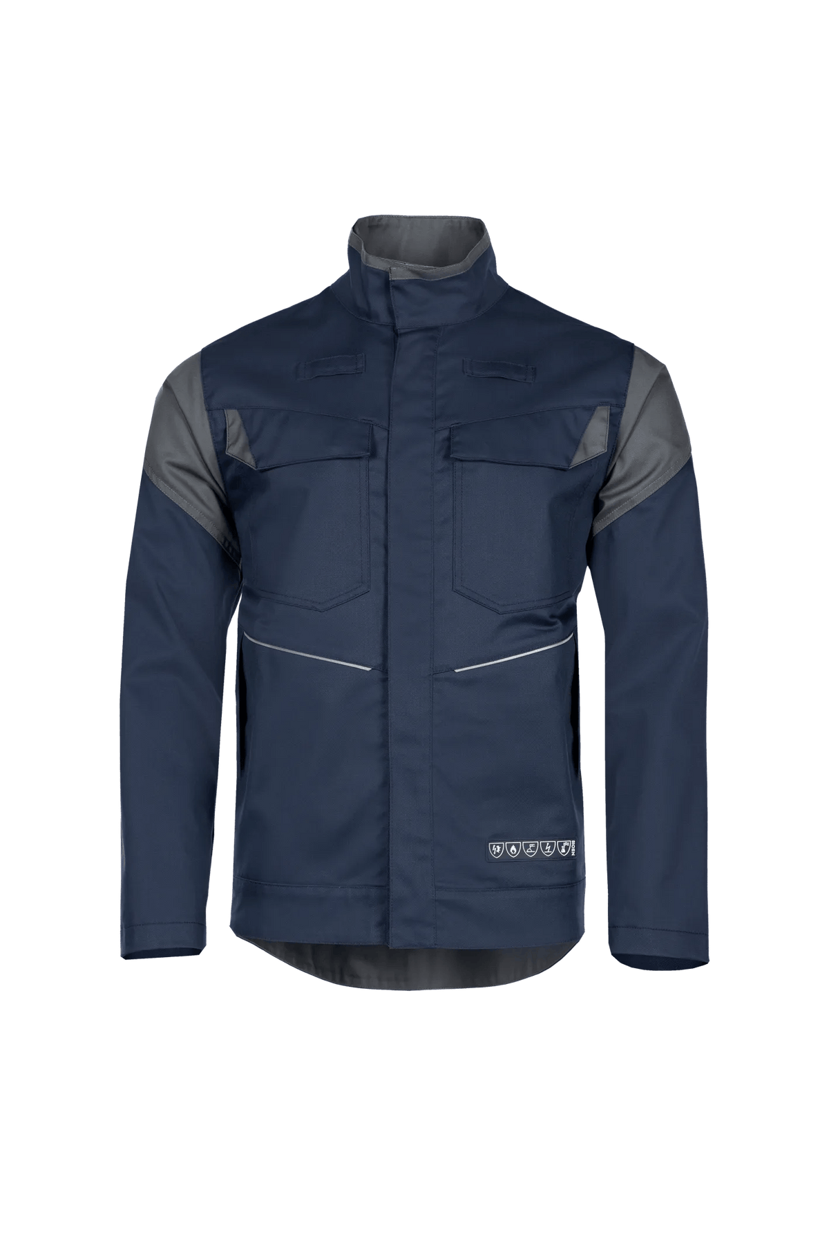 Sioen PRO Orel in Navy blue/Anthracite grey, front view