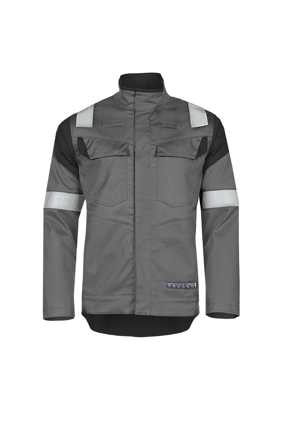 Sioen PRO Rodari in Anthracite grey/Black, front view