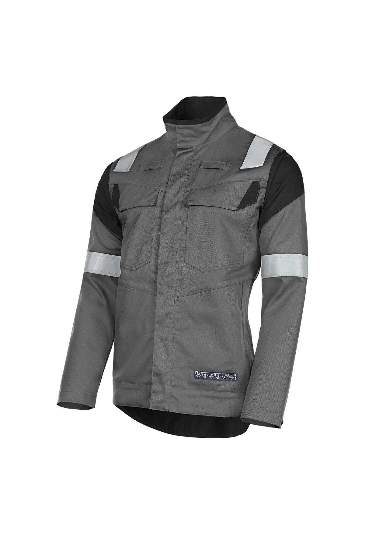Sioen PRO Rodari in Anthracite grey/Black, side view