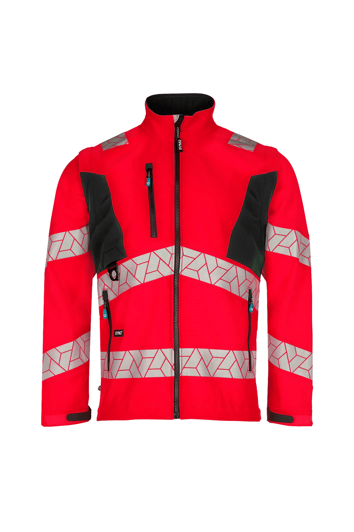 SYNQ Ledstart in High-vis red/Black, front view