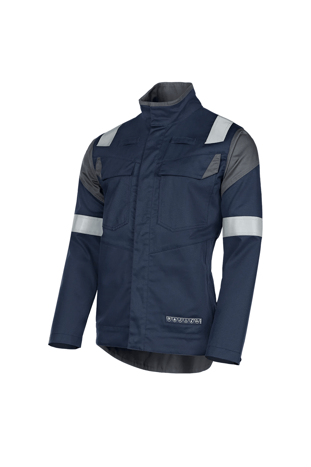 Sioen PRO Haumea in Navy blue/Anthracite grey, side view