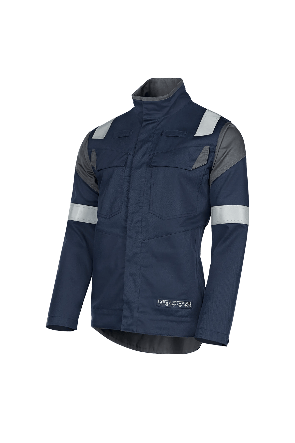 Sioen PRO Haumea in Navy blue/Anthracite grey, side view