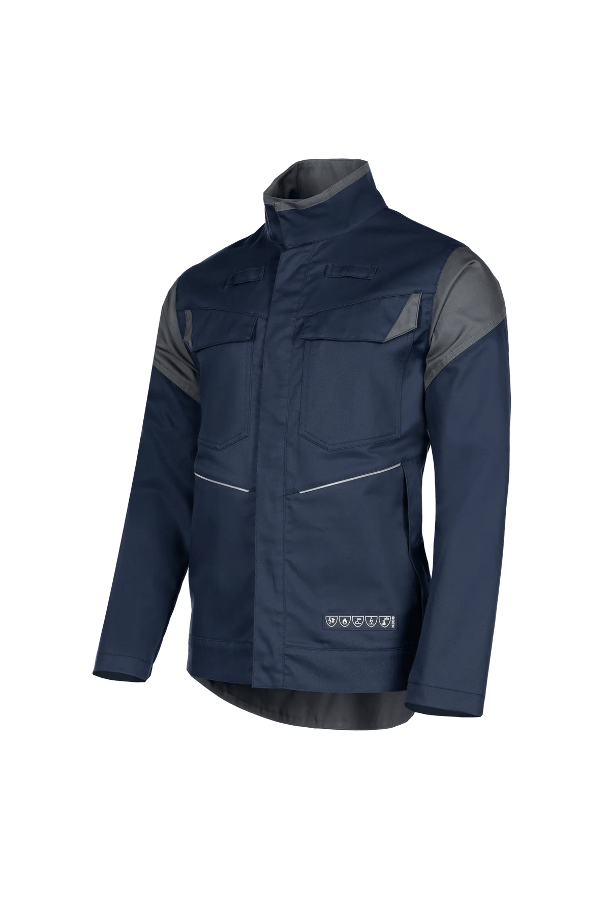 Sioen PRO Sedna in Navy blue/Anthracite grey, side view
