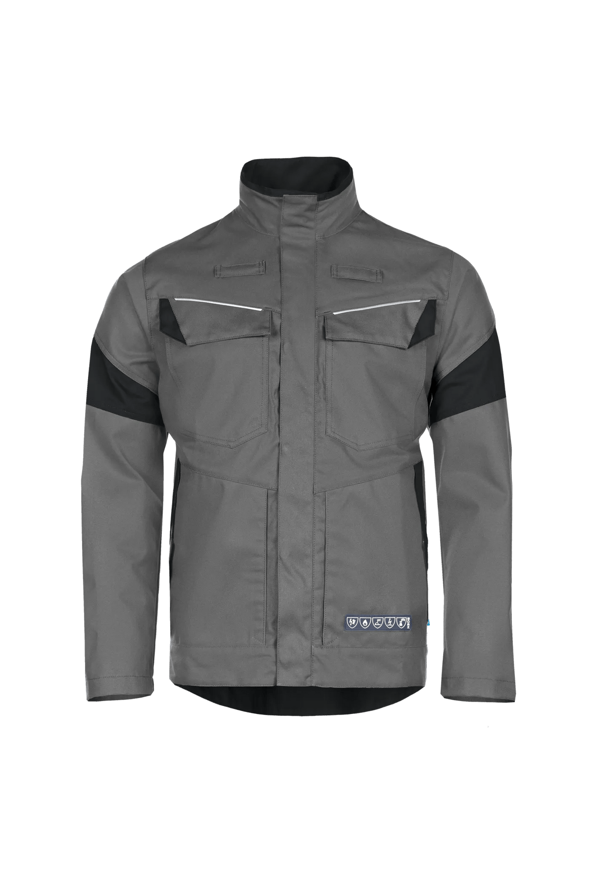 Sioen PRO Atiras in Anthracite grey/Black, front view