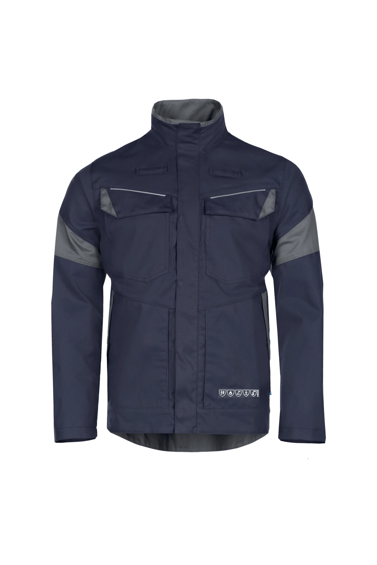 Sioen PRO Atiras in Navy blue/Anthracite grey, front view