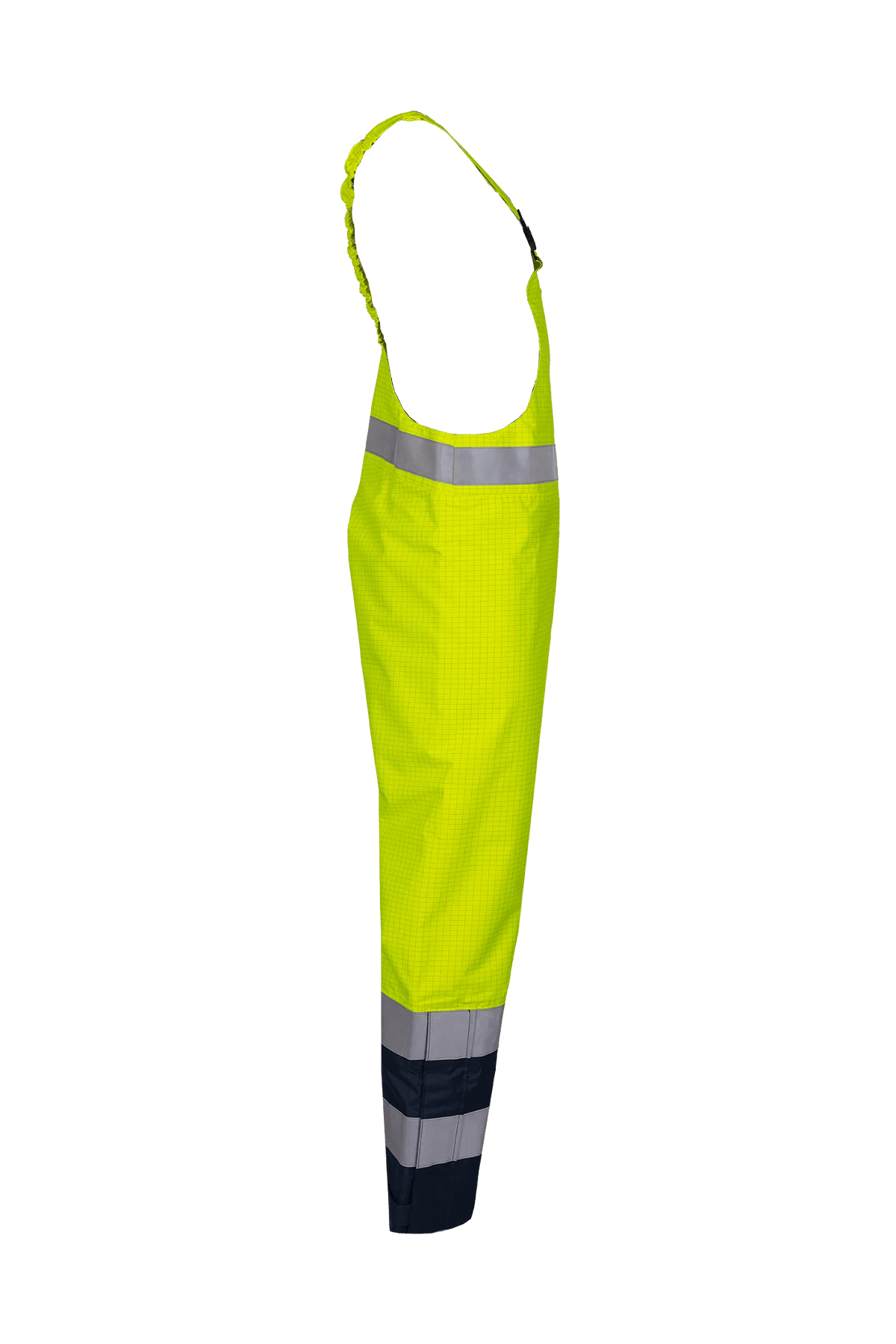 Sioen PRO Brisbane in High-vis yellow/Navy blue, side view