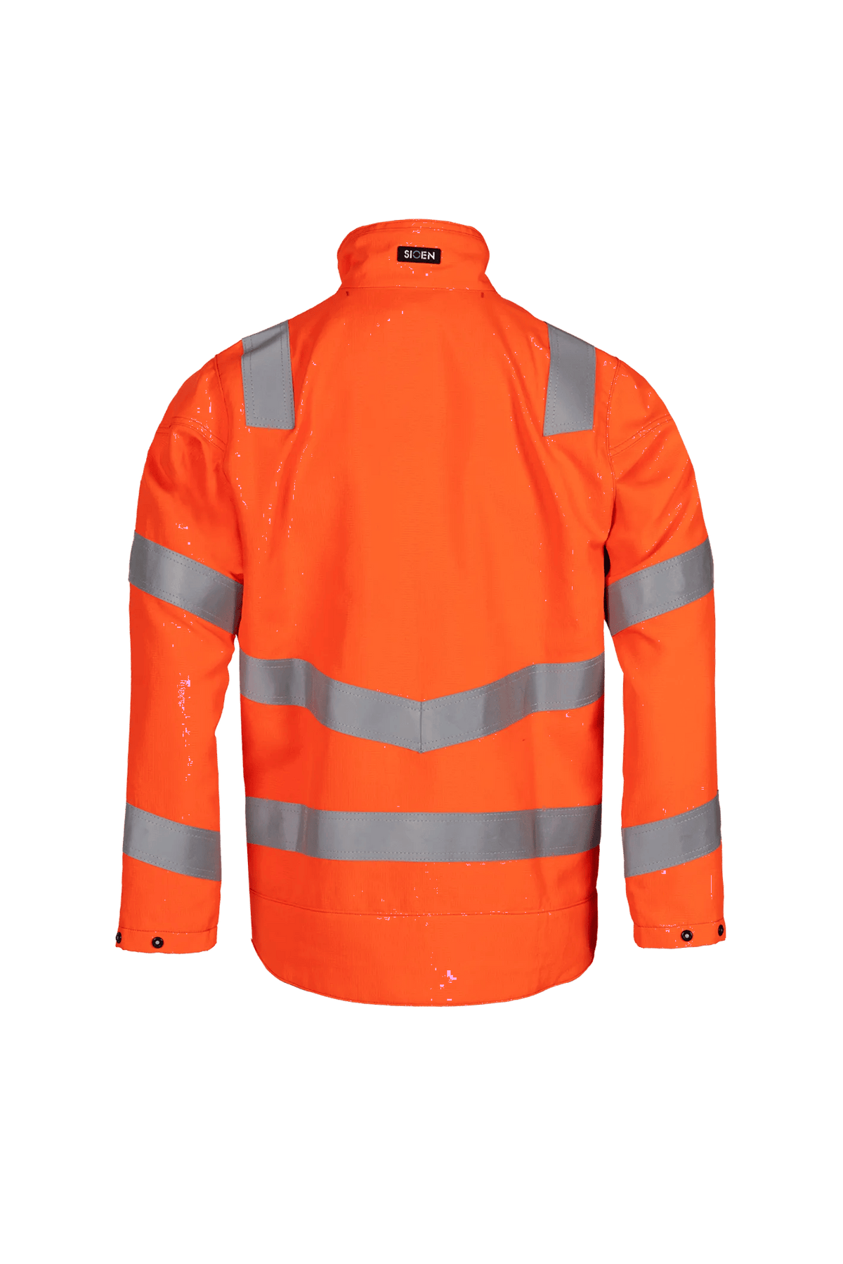 Sioen PRO Alcor in High-vis orange, back view