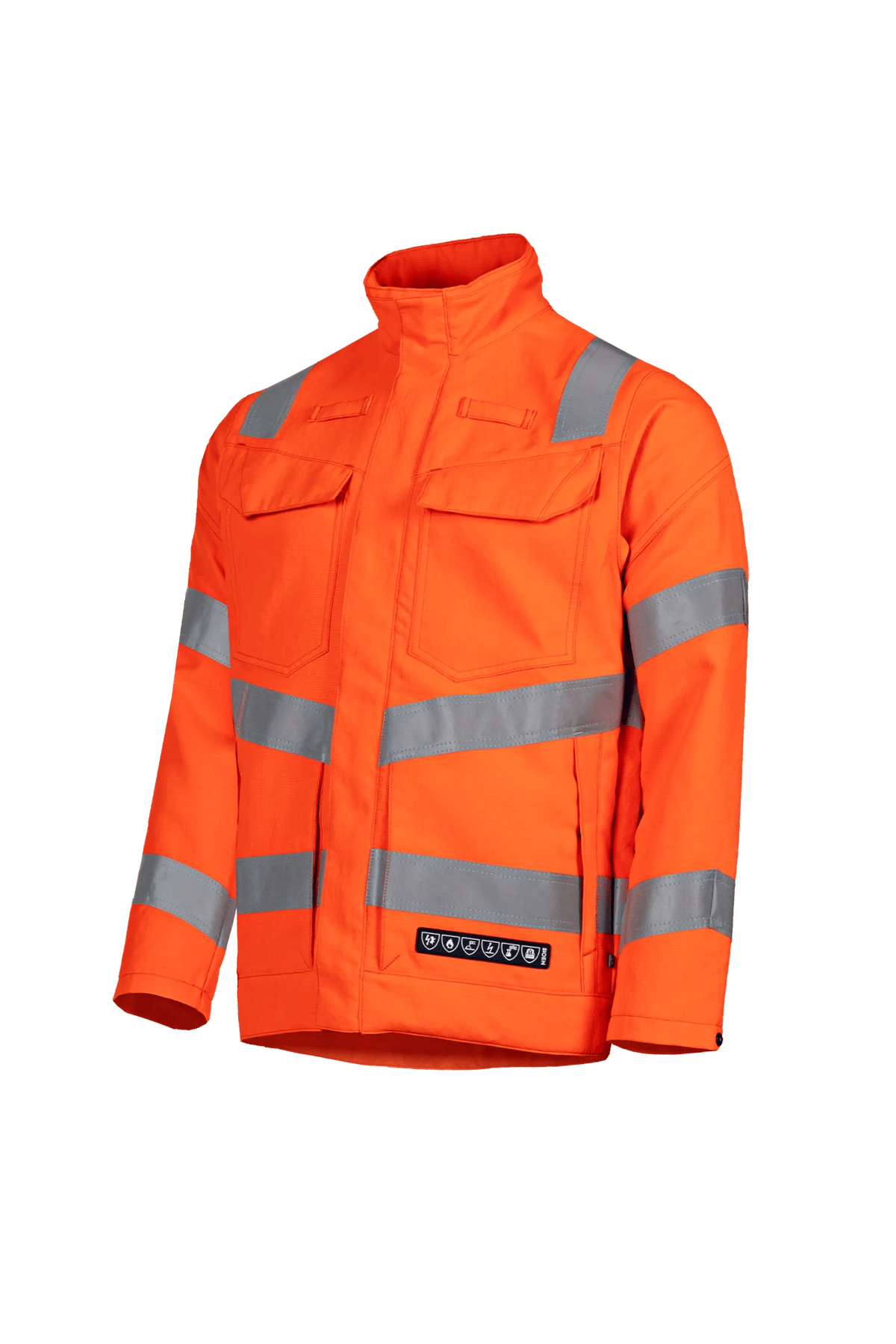 Sioen PRO Alcor in High-vis orange, side view