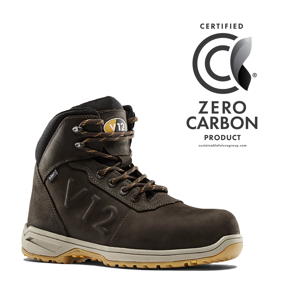 V12 V2130 Lynx IGS safety boot – white packshot