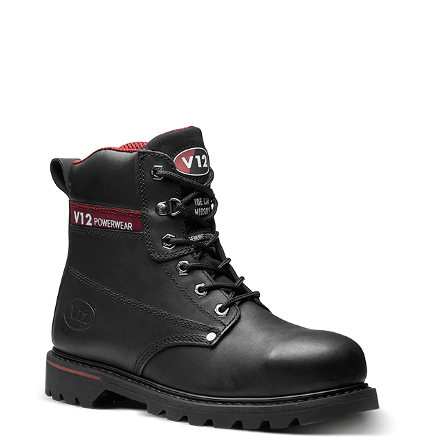 V12 V1235 Boulder XL safety boot – white packshot