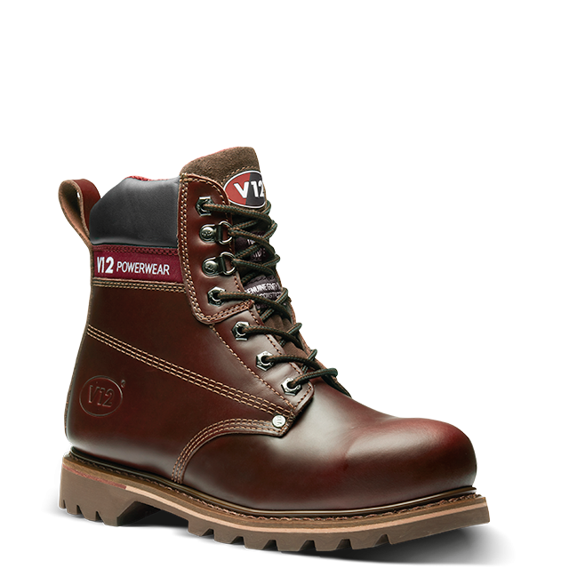 V12 V1236 Boulder safety boot – white packshot