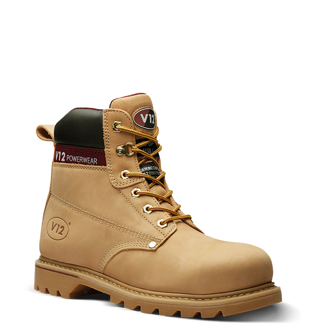 V12 V1237 Boulder safety boot – white packshot
