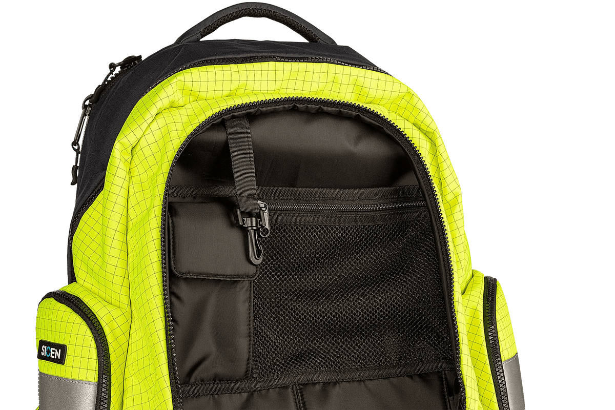 Sioen PRO Kirton in High-vis yellow/Navy blue