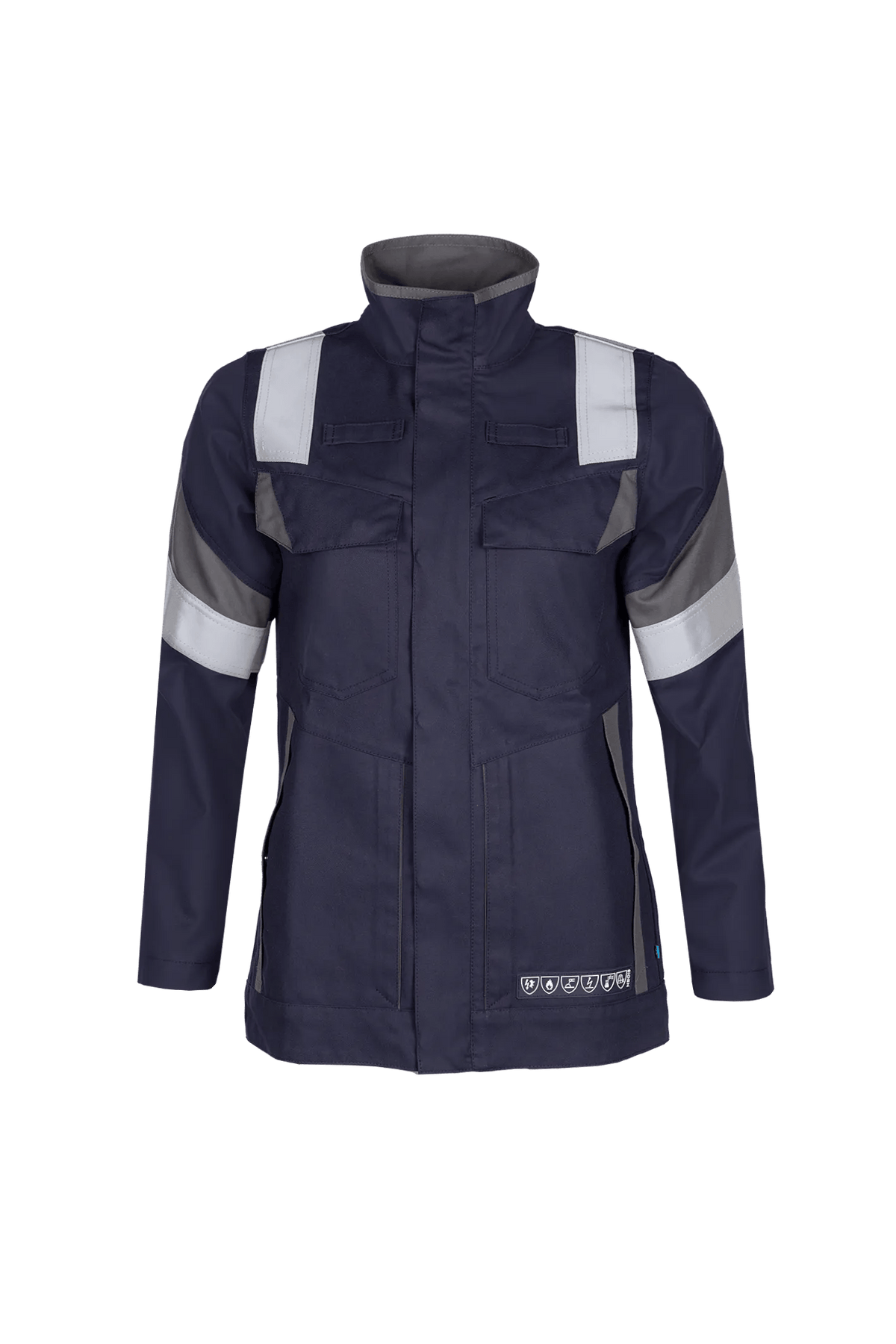 Sioen PRO Bennu Women in Navy blue/Anthracite grey, front view