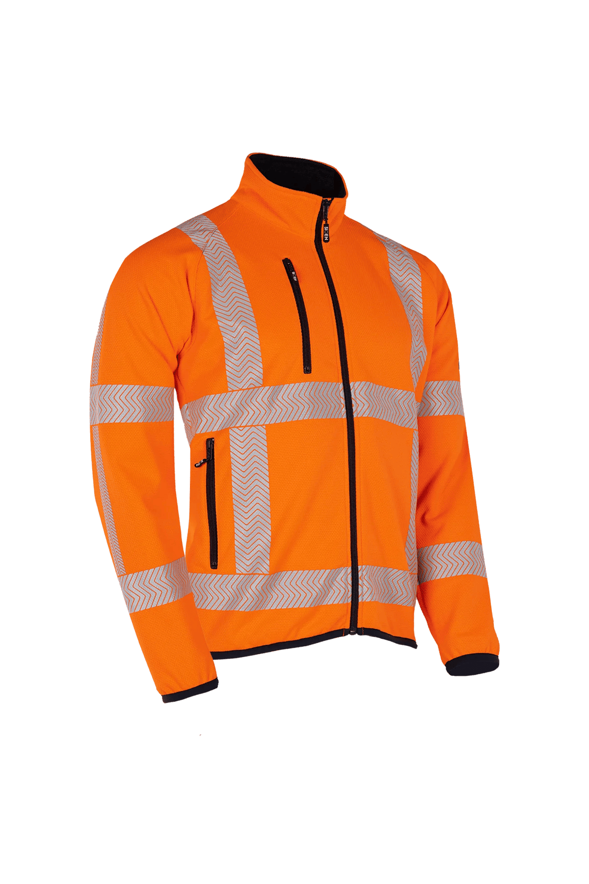 Sioen Midlum in High-vis orange, side view