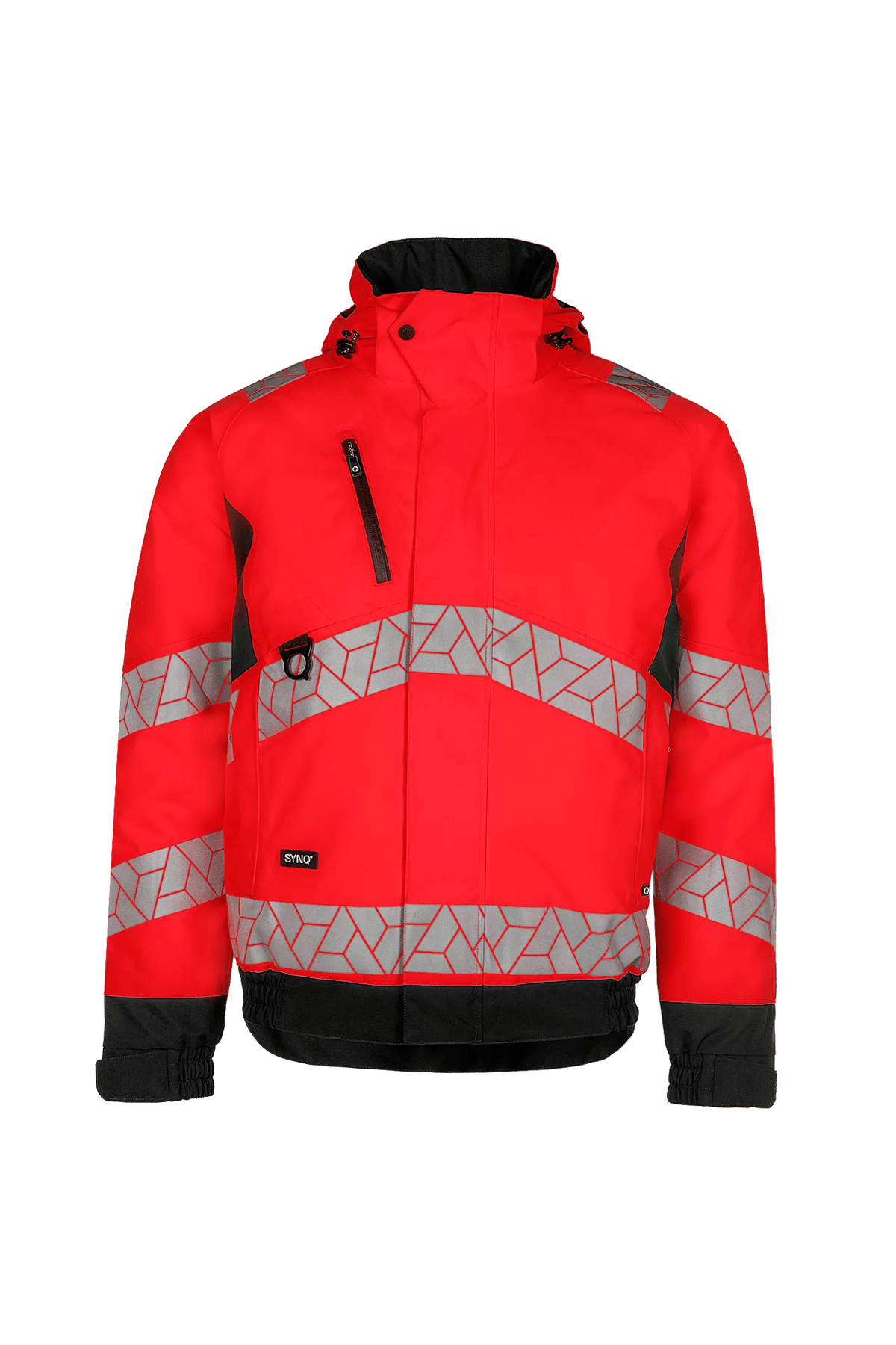 SYNQ Beamer in High-vis red/Black, front view