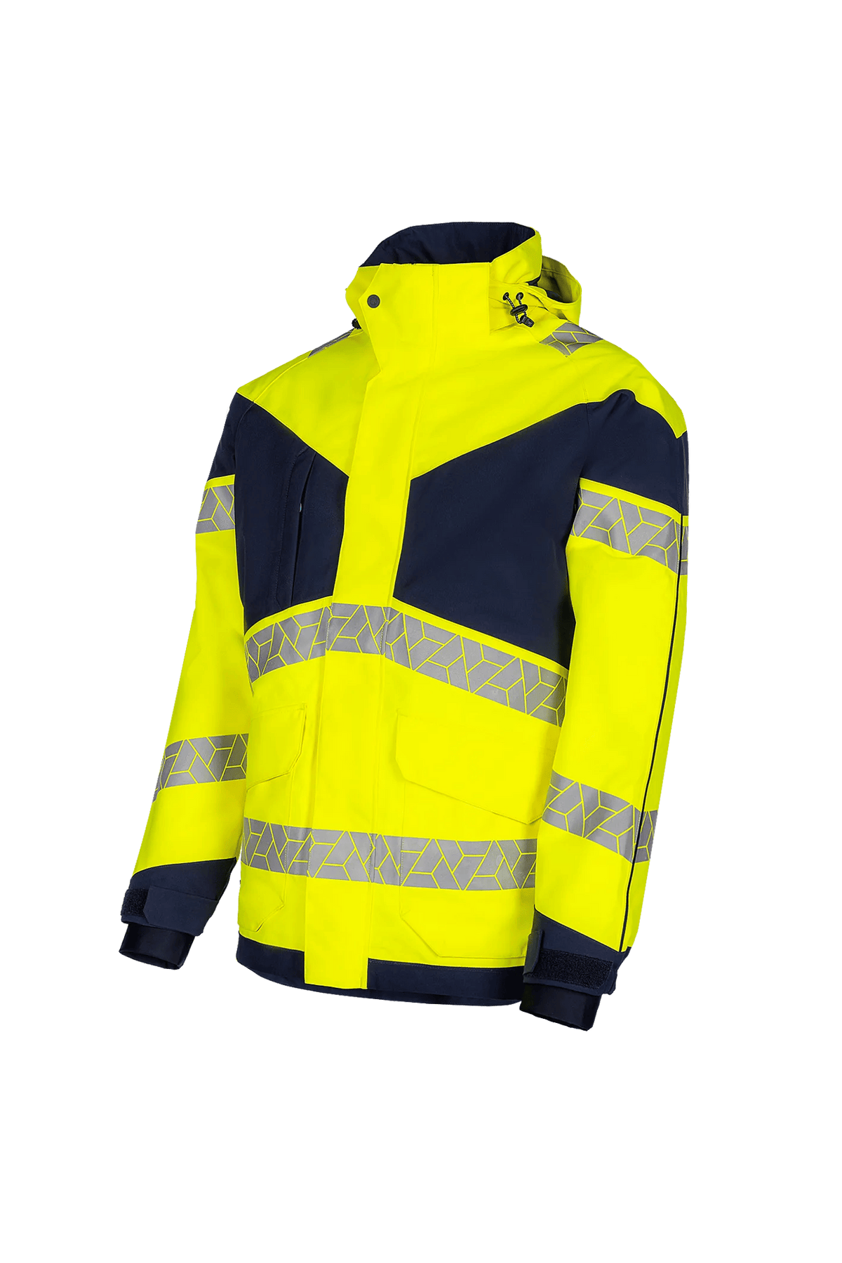 SYNQ Pointout in High-vis yellow/Navy blue, side view