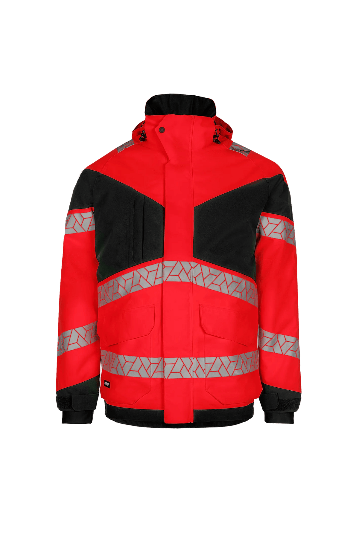 SYNQ Pointout in High-vis red/Black, front view