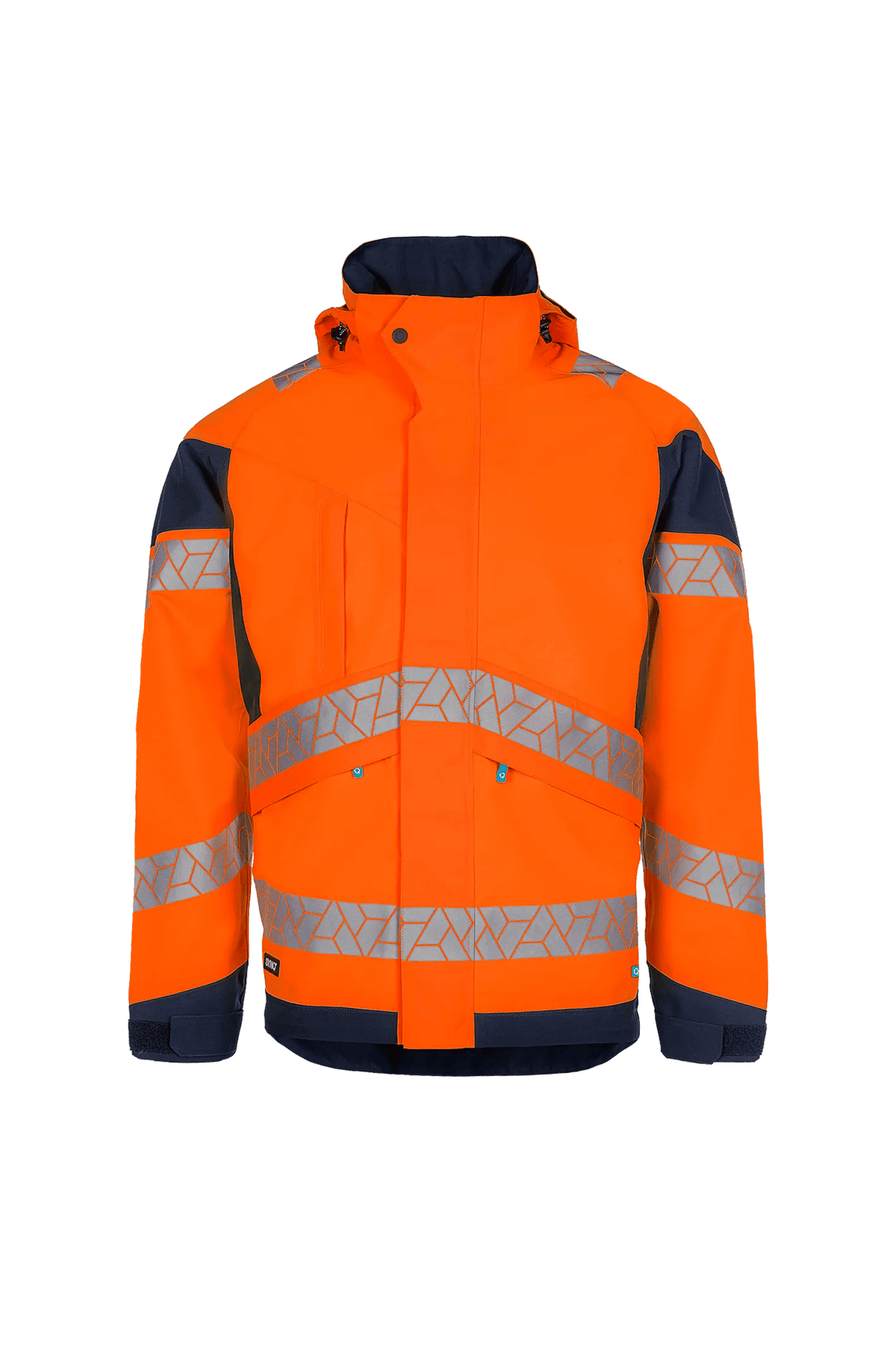SYNQ Jacklight in High-vis orange/Navy blue, front view