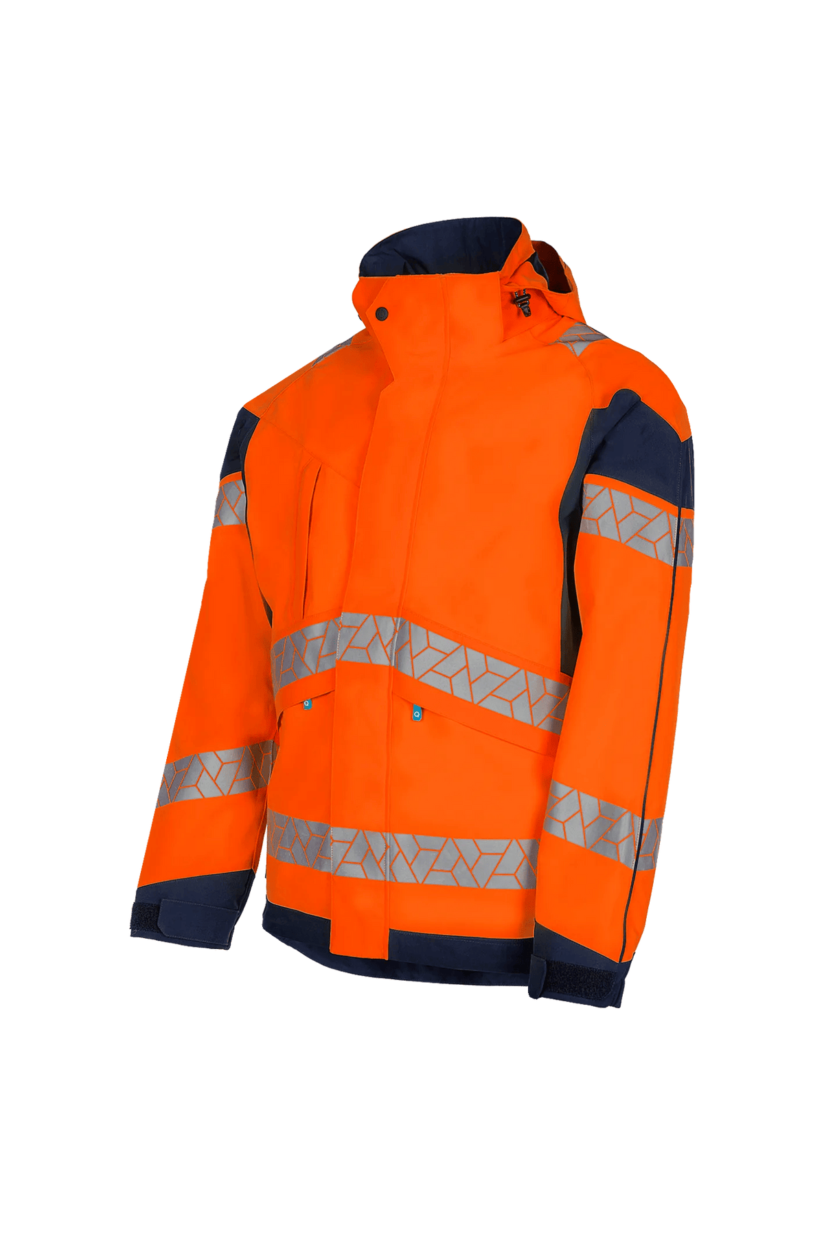 SYNQ Jacklight in High-vis orange/Navy blue, side view