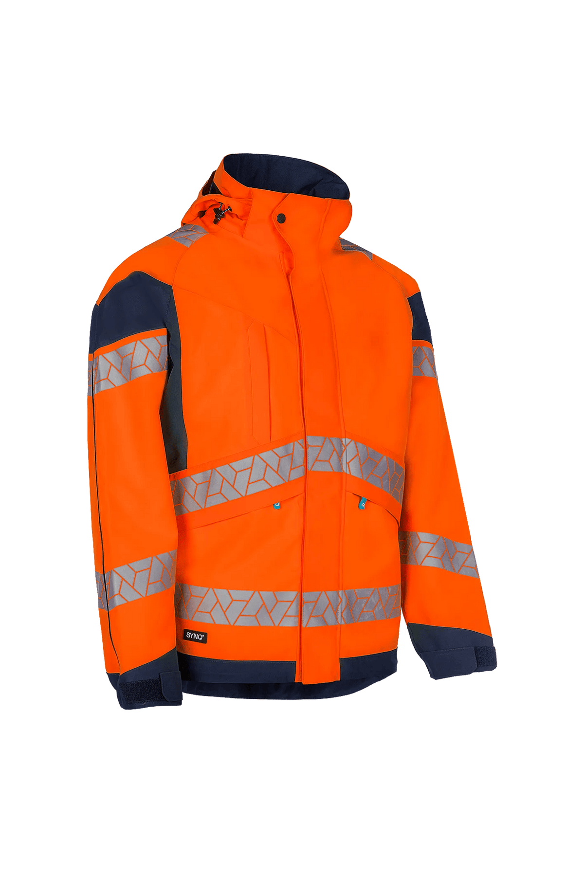 SYNQ Jacklight in High-vis orange/Navy blue, side view