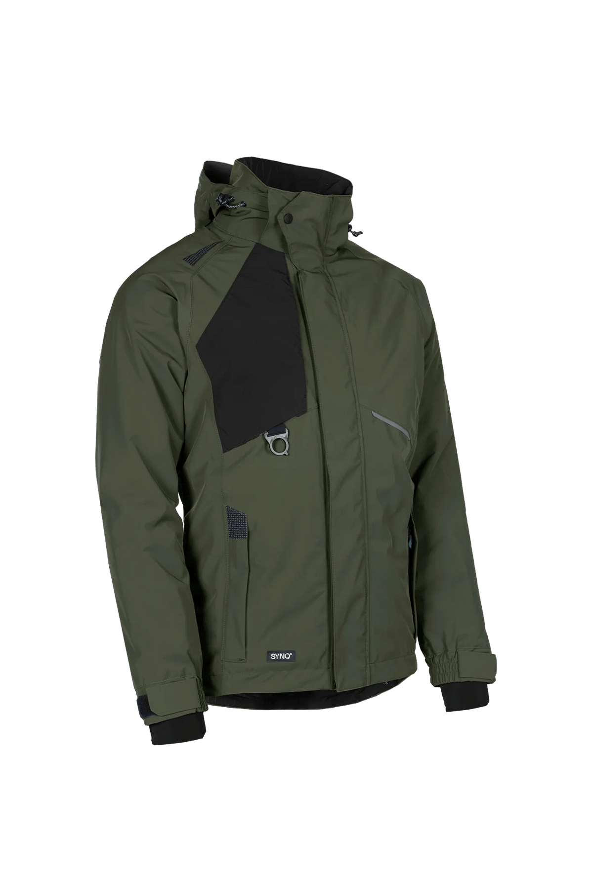 SYNQ Qold in Khaki green/Black, side view