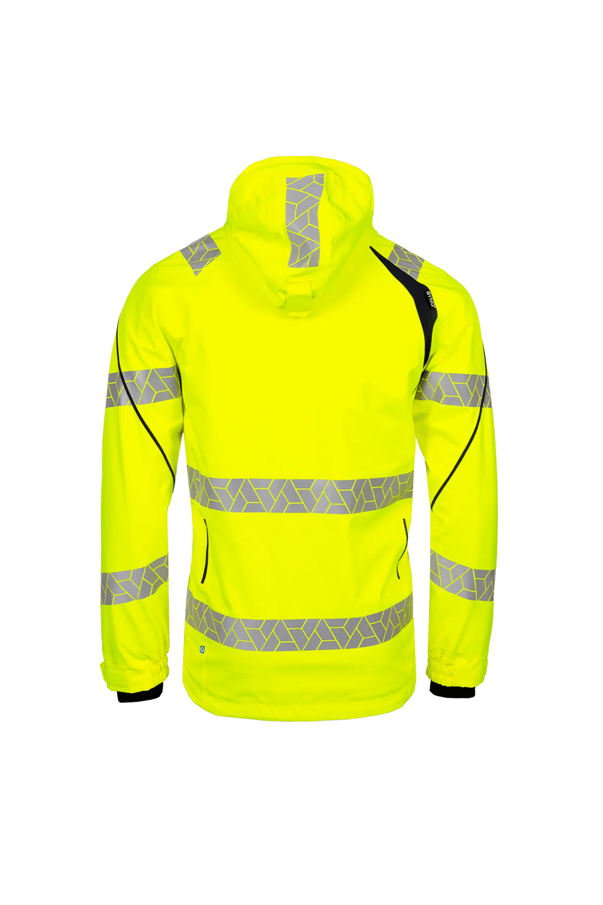 SYNQ Qrux in High-vis yellow/Black, back view